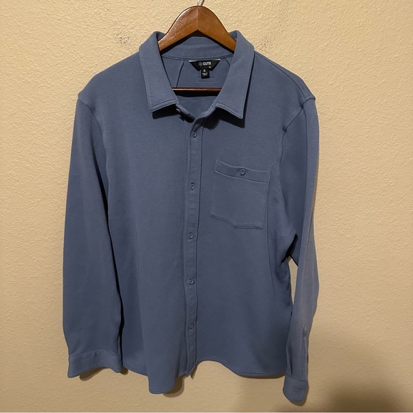 Cuts Clothing Other - Cuts Men’s Light Blue Skyline Knit Overshirt